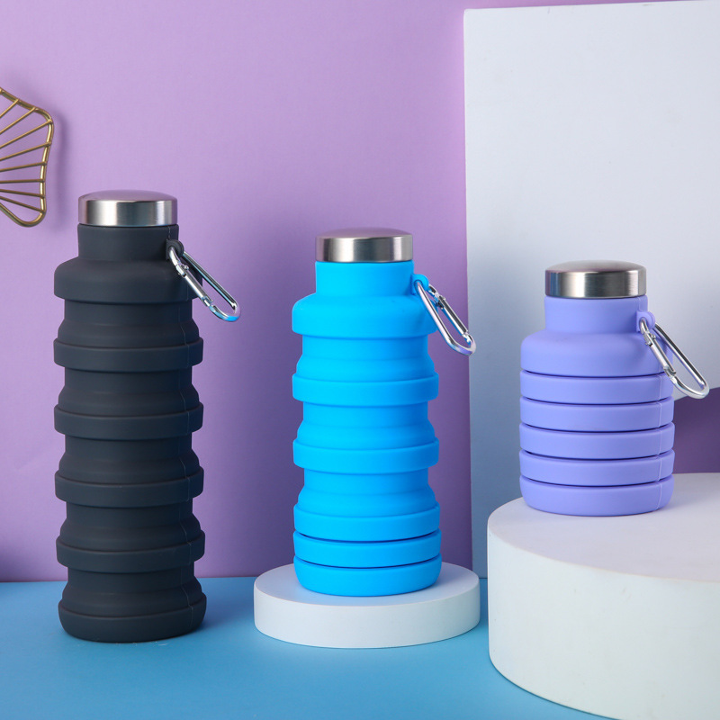 Collapsible Silicone Water Bottle