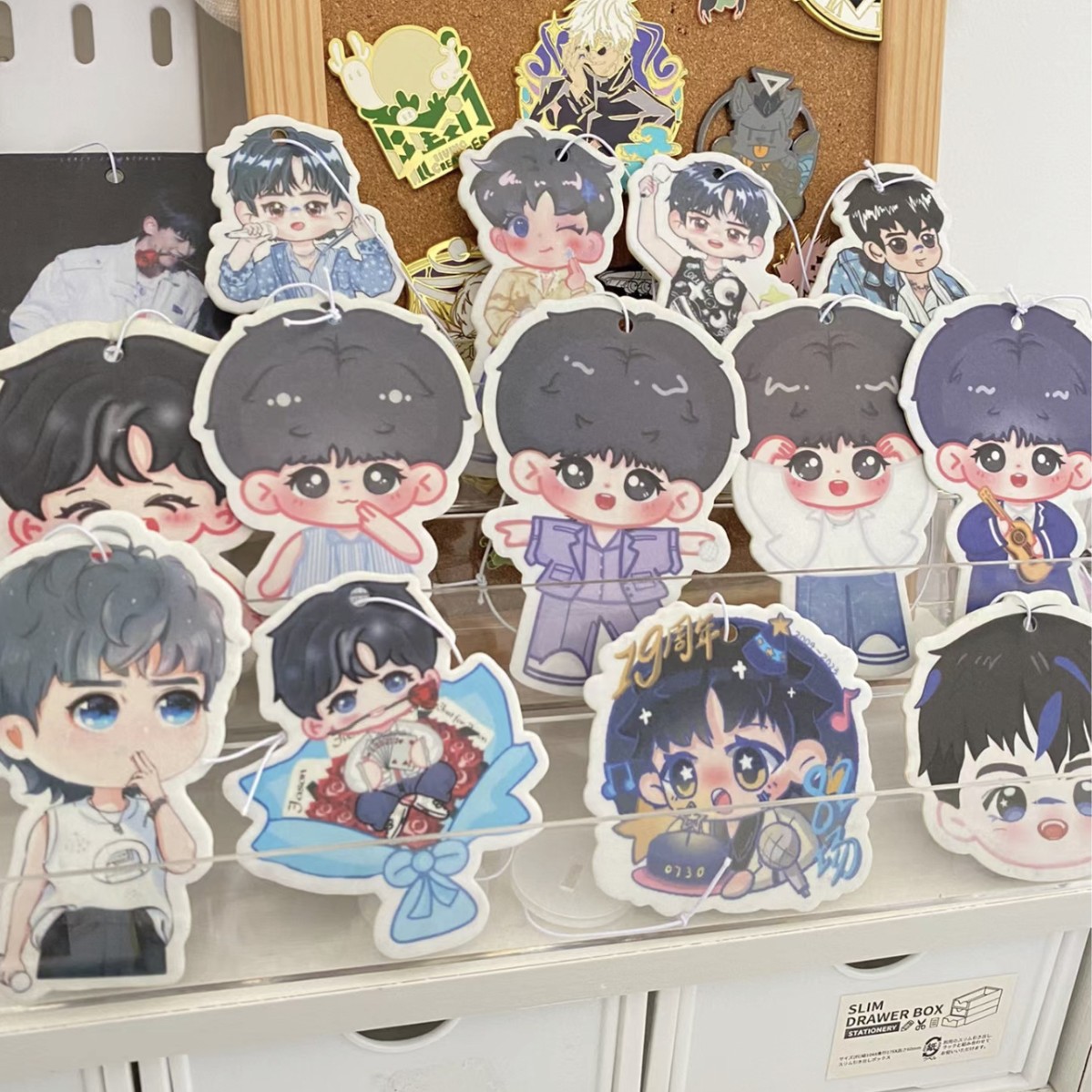 Custom Star Fan Support Car Air Freshener