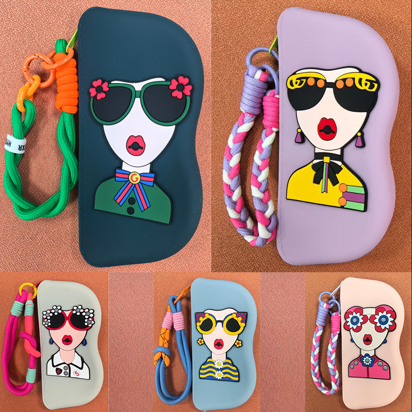 Silicone Zipper Glasses Case